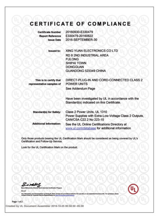 Qualification Certification